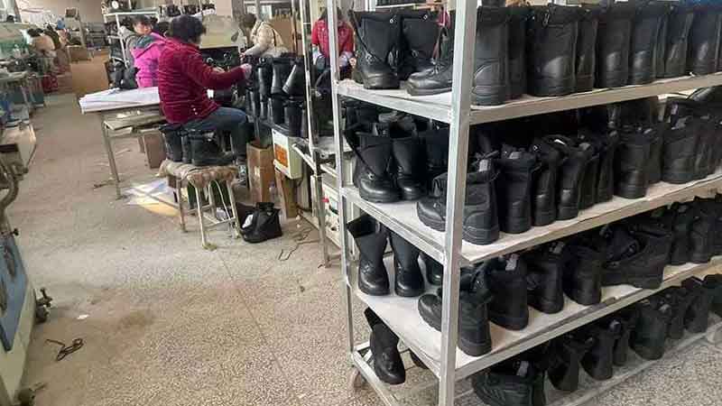 SONICE Tactical Boot Production Workshop