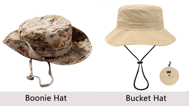 Boonie hat vs bucket hat comparison for tactical and outdoor use
