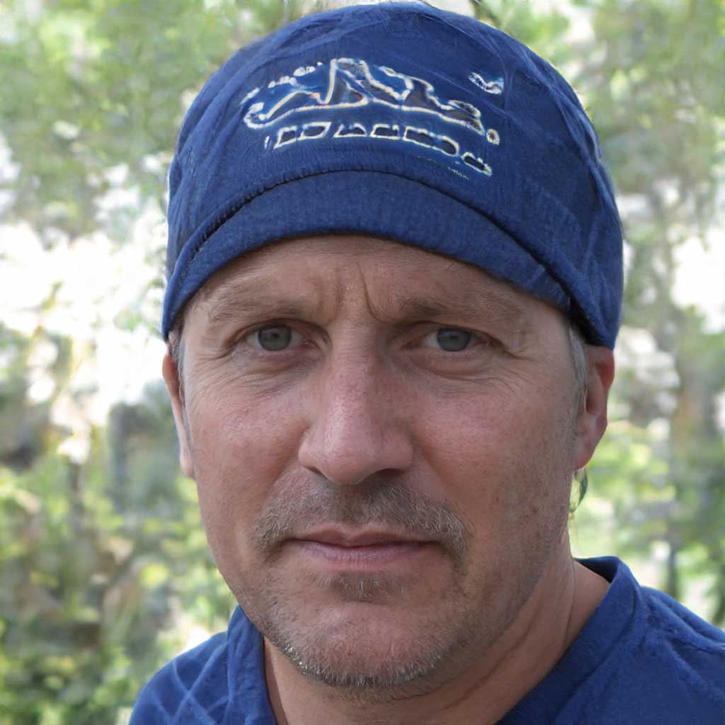 A man wearing a headscarf