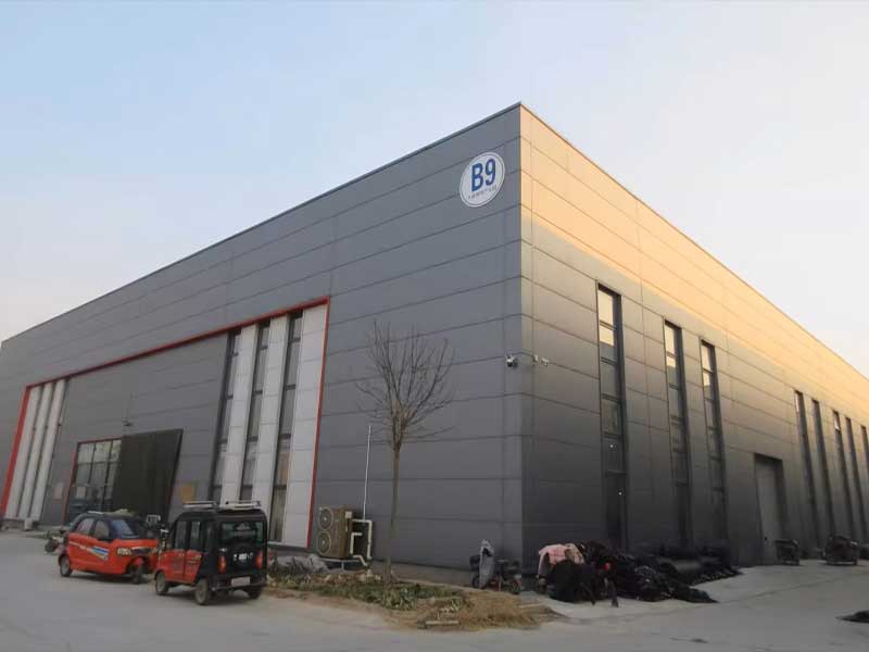Modern tactical equipment factory building exterior