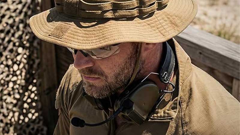 Boonie hat for military training and outdoor field use