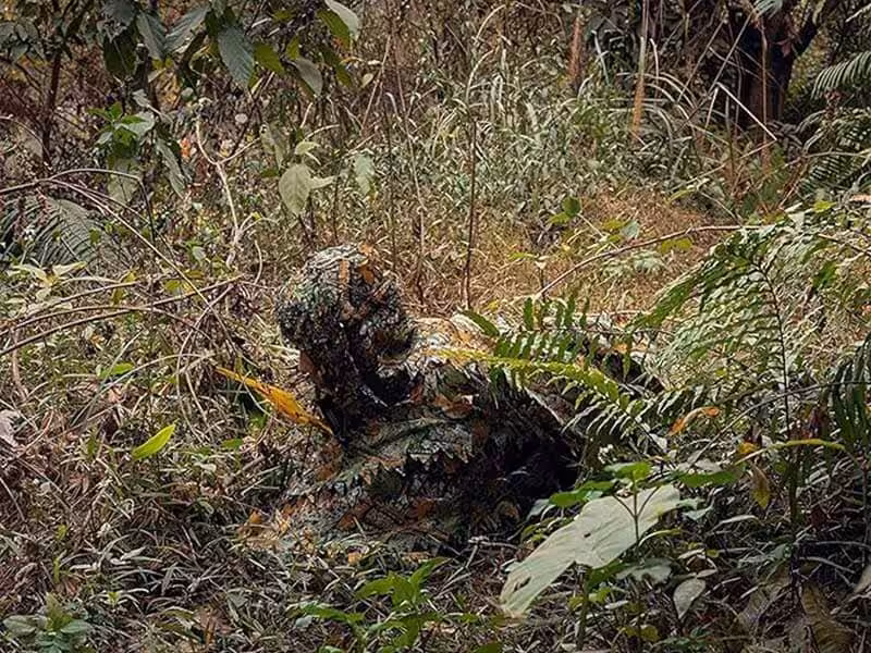 a soldier wearing camouflage
