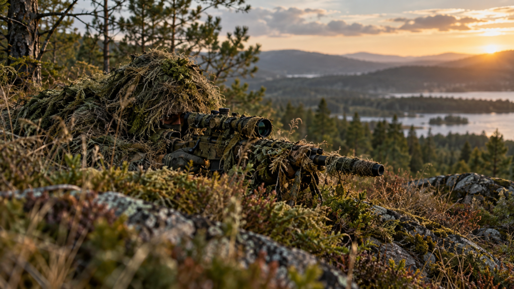 Ghillie suit for tactical procurement and outdoor camouflage operations