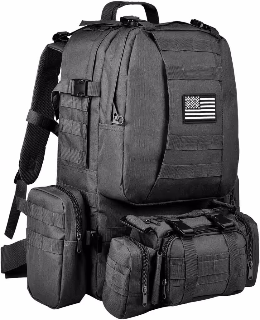 A cool black tactical backpack