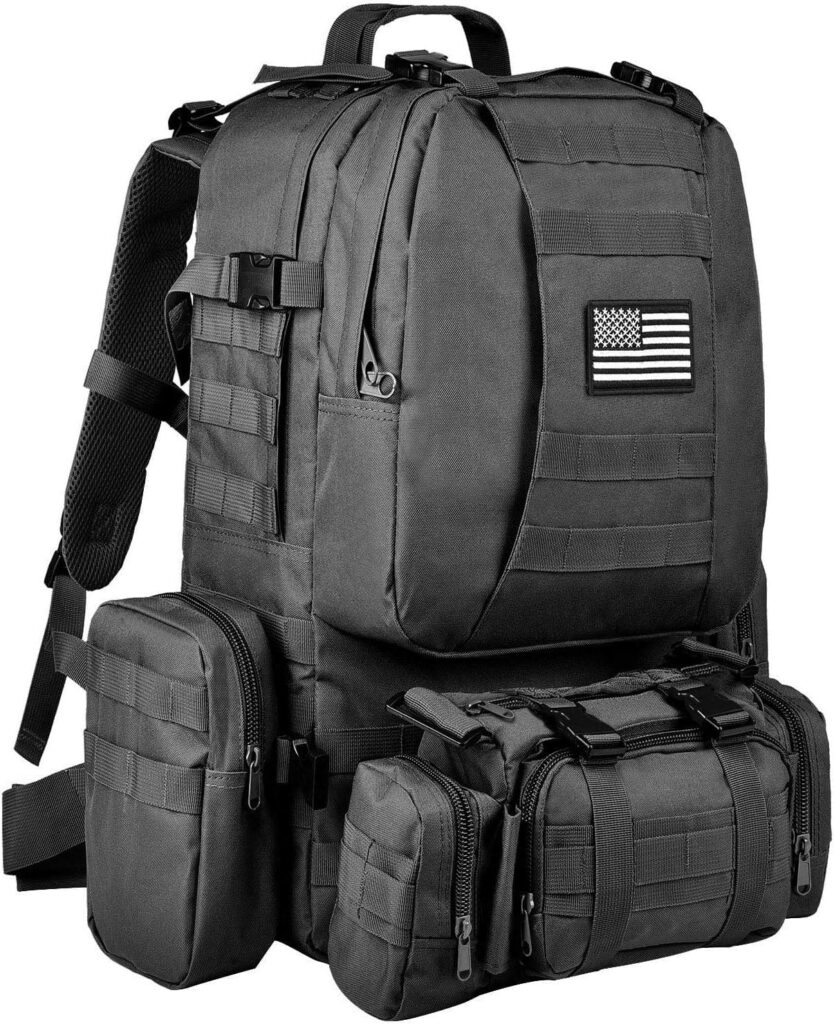 A cool black tactical backpack