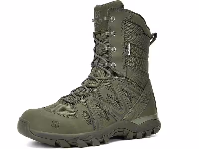 A pair of lightweight tactical boots