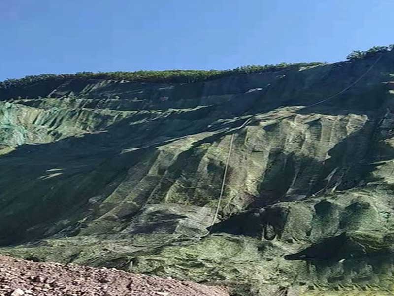 Large camouflage net used for aerial view terrain cover