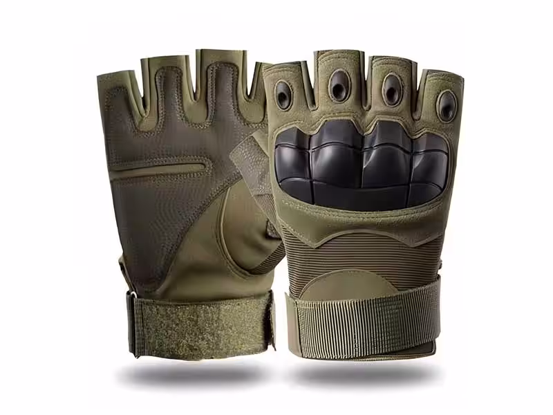 Half-finger tactical gloves