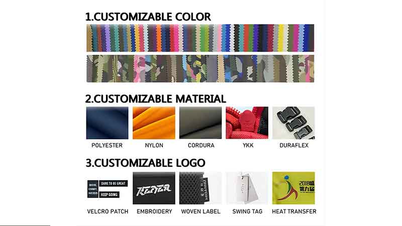 Tactical knee and elbow pads customization with logo packaging and carton marks