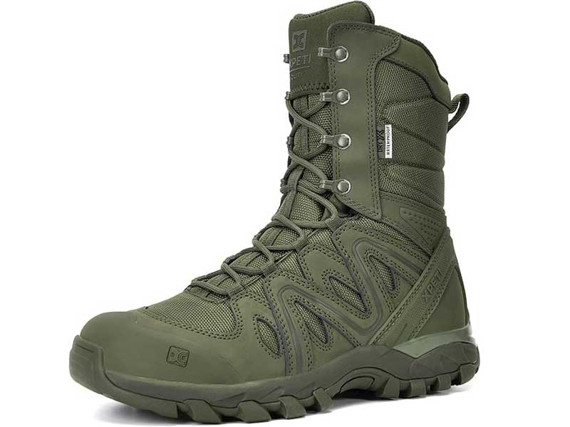 A pair of tactical boots
