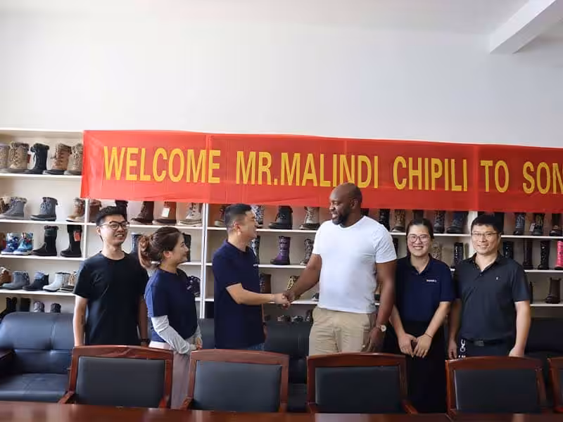 SONICE customers are in the sample room.