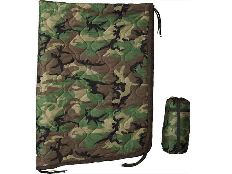 Camouflage Woobie Blanket for Military Training and Outdoor Use